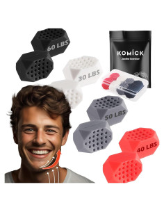 Ejercitador de Mandíbula Komick - 4 Resistencias Faciales