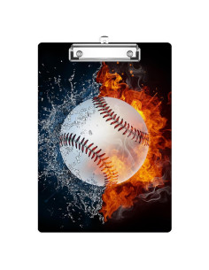 Portapapeles A4 EMXION con Clip de Metal - Diseño Béisbol