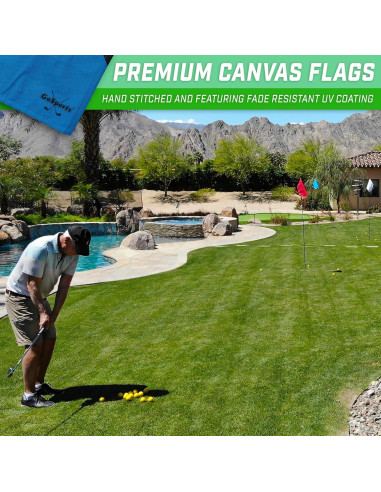 Banderas de Golf GoSports Paquete de 3 para Práctica