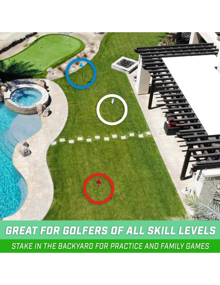 Banderas de Golf GoSports Paquete de 3 para Práctica