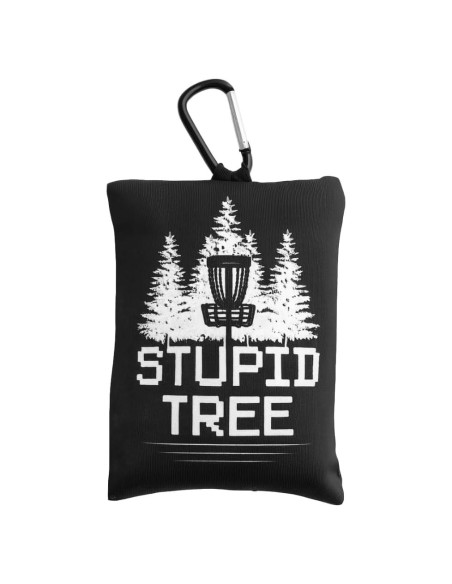 Bolsa de Tiza para Disc Golf E-Tail Nation - Negra - Árbol Estúpido