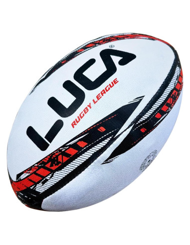 Balón de Rugby LUCA Tamaño 5 Cosido a Mano Resistente al Agua