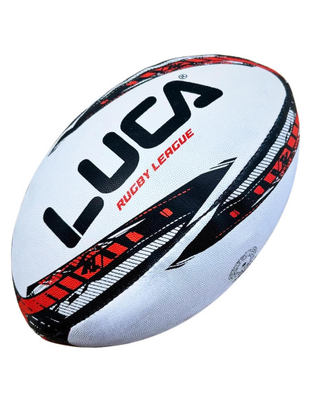 Balón de Rugby LUCA Tamaño 5 Cosido a Mano Resistente al Agua