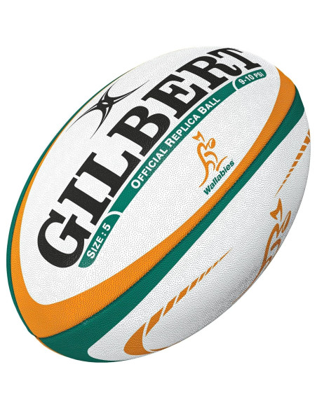 Pelota de Rugby Replica Gilbert Wallabies Tamaño 5