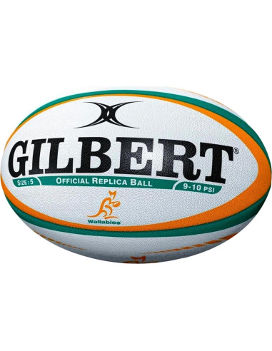 Pelota de Rugby Replica Gilbert Wallabies Tamaño 5