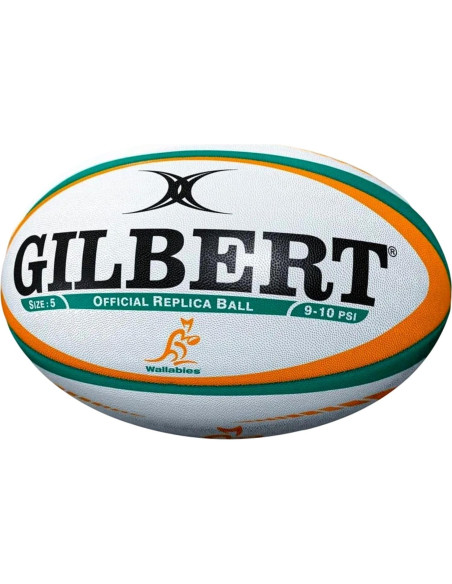 Pelota de Rugby Replica Gilbert Wallabies Tamaño 5