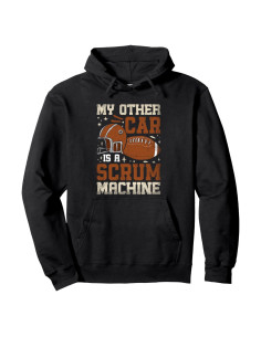 Sudadera con Capucha Unisex Rugby Regalos de Rugby 241.5g