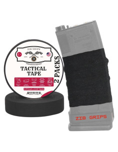 Cinta de Agarre Zib Grips Táctica Negra 19.98m Resistente al Agua