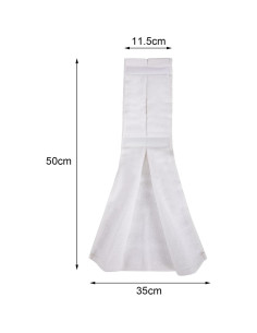 Toalla de Fútbol Qchengsan Blanca de Algodón 45x10.5 cm 2