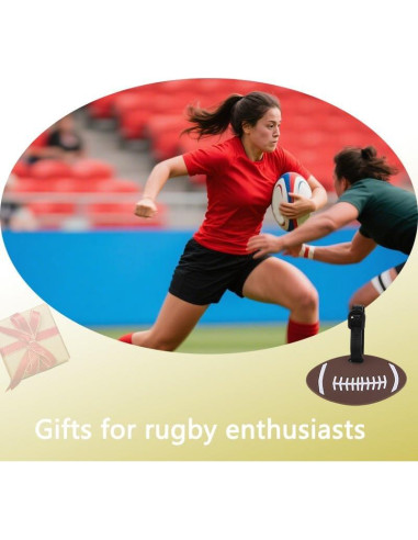 Etiqueta de Equipaje de Fútbol MXXGMYJ Redonda 14.99x8.99cm