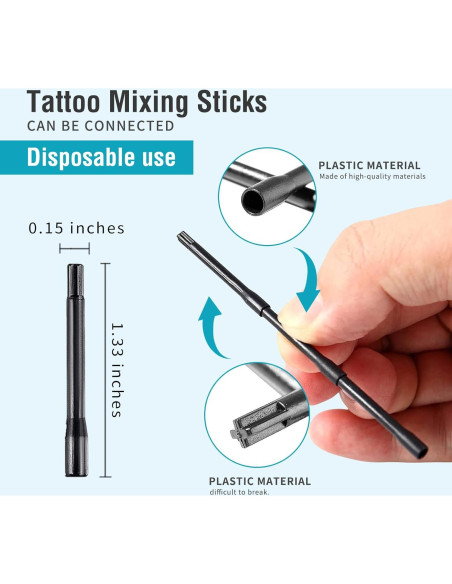 Máquina Mezcladora de Tinta Yugui con 100 Palitos y Copas