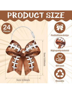 24 Etiquetas de Equipaje de Fútbol Windkream con Lazo PVC 2