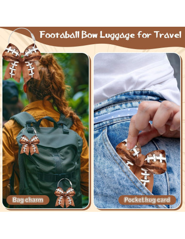 24 Etiquetas de Equipaje de Fútbol Windkream con Lazo PVC