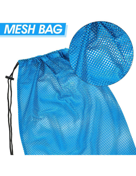 2 Bolsas de Malla KFHENSOMR 48x68 cm para Buceo y Natación