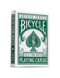 Baraja de Jugar Bicycle Old Fan Back 1885 Tamaño Póker