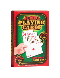 Cartas de Juego Jumbo Bedwina 5x7 cm para Fiestas y Diversión
