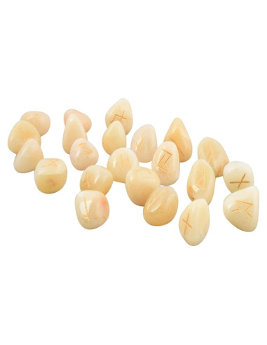 Juego de Piedras Tumbled Amarillas 22 Piezas Aventurina