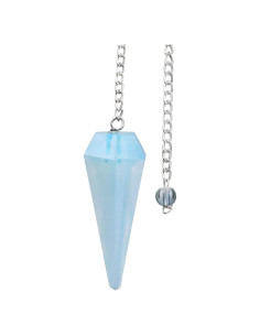 Péndulo de Cristal Opalite PYOR para Sanación y Adivinación