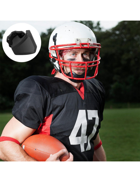 Clips de Casco de Fútbol PEUTIER 2 Piezas Visera Accesorios