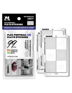 Pulsera de Fútbol Flag 1NMORE con 99 Pegatinas Tácticas