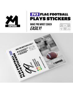 Pulsera de Fútbol Flag 1NMORE con 99 Pegatinas Tácticas 2