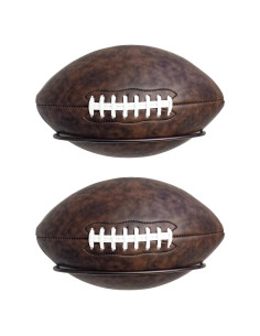 Juego de 2 Soportes de Exhibición de Fútbol Iyulania Bronce