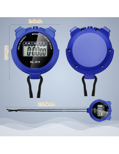 Cronómetros Digitales Multifuncionales TOODOO - 12 Piezas 2