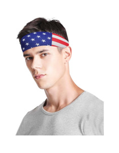 Banda para la cabeza deportiva Holiberty 3 Pcs, unisex, secado rápido 2