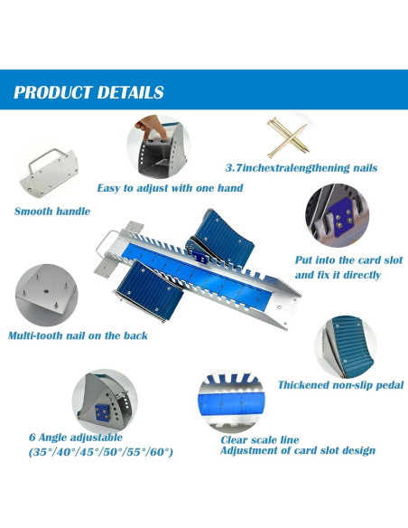 Bloques de Salida Vaolvpant 63.5 cm Ajustables para Atletismo