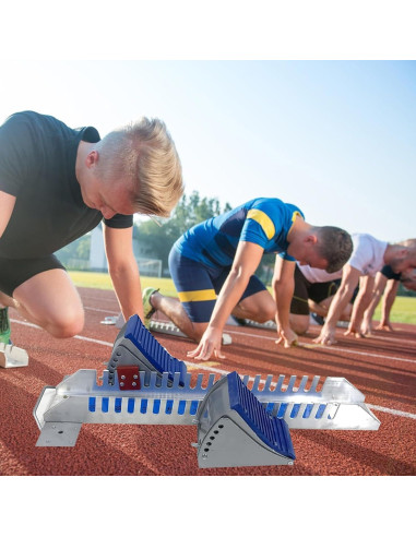 Bloques de Salida Vaolvpant 63.5 cm Ajustables para Atletismo
