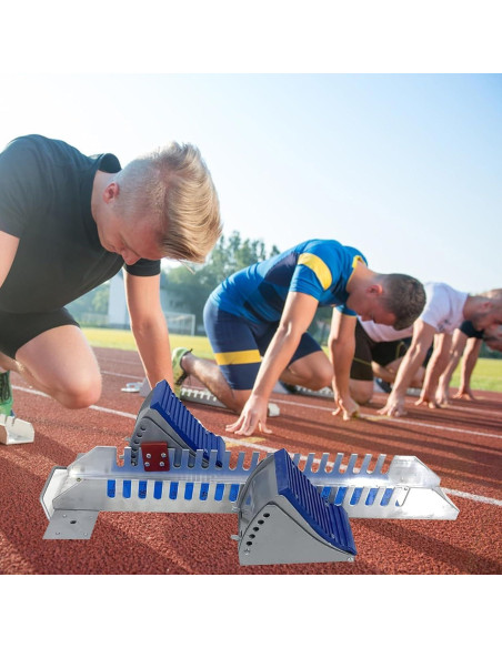 Bloques de Salida Vaolvpant 63.5 cm Ajustables para Atletismo
