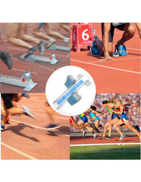 Bloques de Salida Vaolvpant 63.5 cm Ajustables para Atletismo