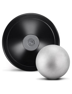 Juego de 2 Discos y Bala de Peso Covzoe 4 kg y 1 kg