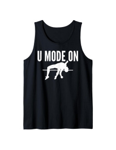 Camiseta sin mangas para hombres High Jump salto con pértiga