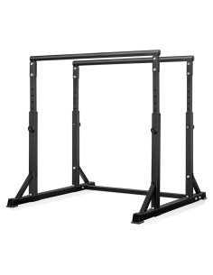 Estación de Dips Bongkim Ajustable 7 Niveles 363kg Negro