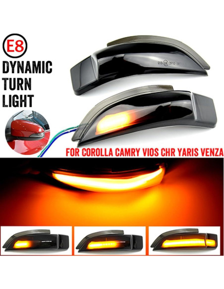 Luz de señal de giro LED dinámica WEPARTICULAR para Toyota