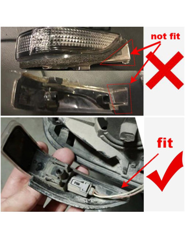 Luz de señal de giro LED dinámica WEPARTICULAR para Toyota