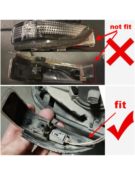 Luz de señal de giro LED dinámica WEPARTICULAR para Toyota