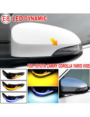Luz de señal de giro LED dinámica WEPARTICULAR para Toyota