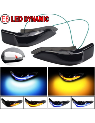 Luz de señal de giro LED dinámica WEPARTICULAR para Toyota