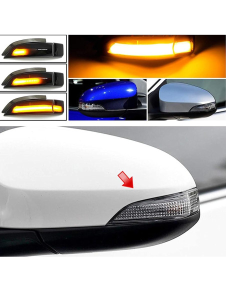 Luz de señal de giro LED dinámica WEPARTICULAR para Toyota