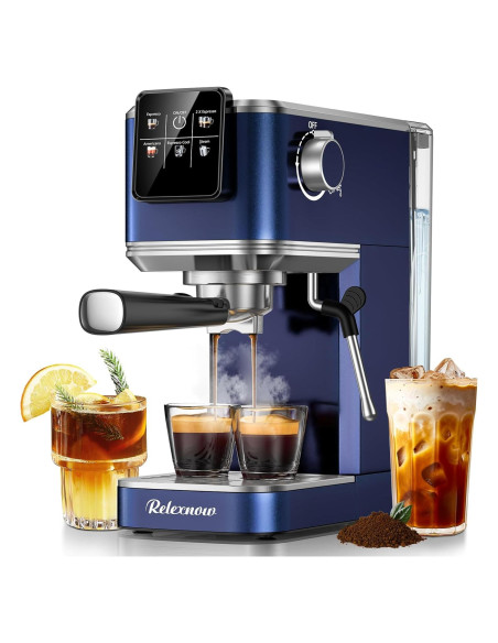 Máquina de Espresso RELEXNOW JH-C5210 20 Bar con Espumador