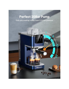 Máquina de Espresso RELEXNOW JH-C5210 20 Bar con Espumador 2