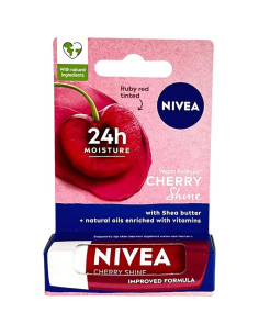 Bálsamo Labial Nivea Cherry Shine 4.8g - Hidratación Duradera 2
