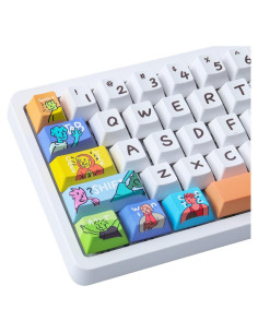 Teclas Personalizadas PBT Wunzkii Anime Cherry 134 Teclas