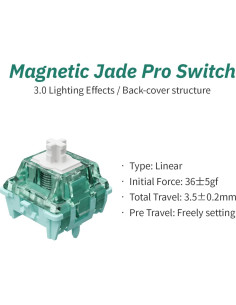 Interruptores GATERON Magnetic Jade Pro Lineales 90PCS 2