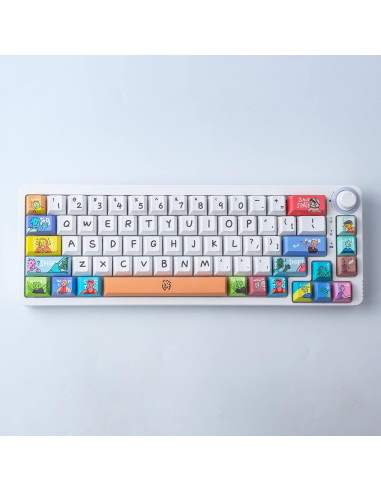 Teclas Personalizadas PBT Wunzkii Anime Cherry 134 Teclas