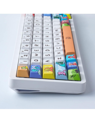 Teclas Personalizadas PBT Wunzkii Anime Cherry 134 Teclas