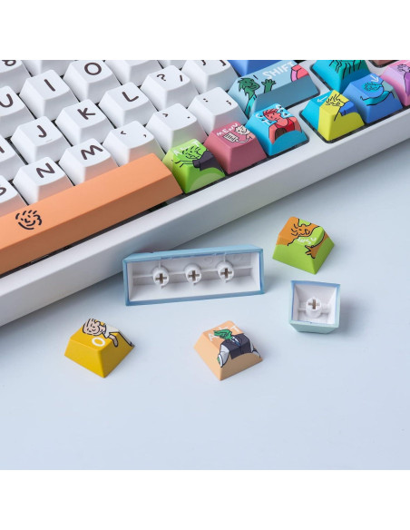 Teclas Personalizadas PBT Wunzkii Anime Cherry 134 Teclas