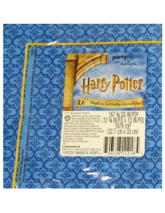 Servilletas de Fiesta Harry Potter - Casa de Hogwarts - 16 Pzas 2